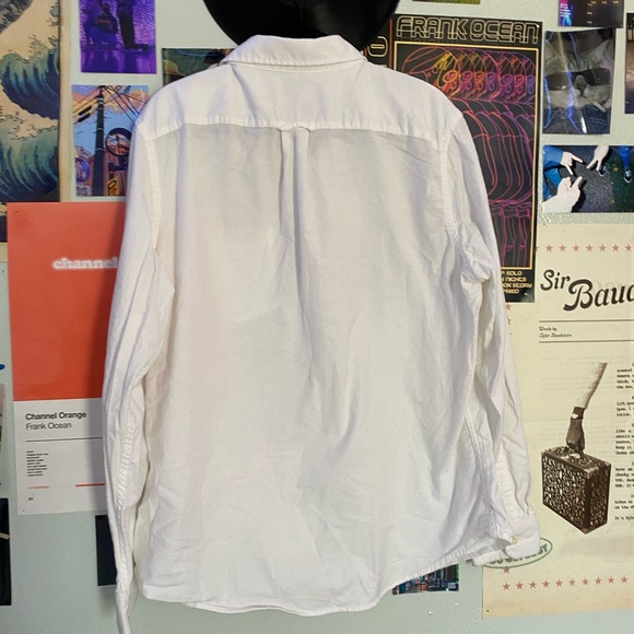 👔White Goodfellow Slim Button-up👔 - Picture 3 of 3